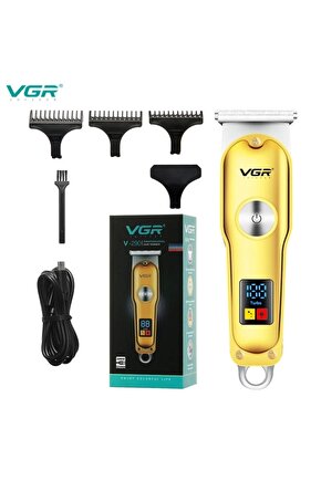 Vgr V-290 Saç Kesme Elektrikli Tıraş Makinesi Led Akıllı Ekran Taşınabilir Saç Kesme