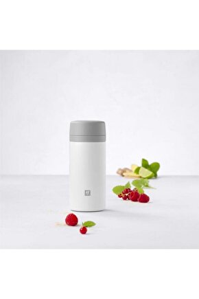 Süzgeçli Termos 420ml Beyaz