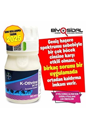 K-othrıne Sc 50 ml Hamam Böceği Öldürücü