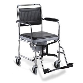 Medikal Hasta Tuvalet Sandalyesi Tekerli