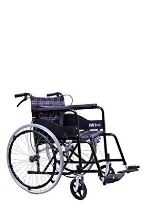 Witra Ithal Lüks Tekerlekli Sandalye Manuel Engelli Hasta Taşıma Transfer Sandalyesi Arabası