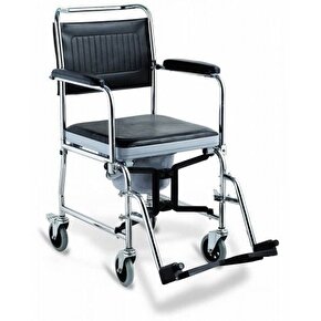 Klozetli Küçük Tekerlekli Sandalye Ev Tipi Wc Li Sandalye