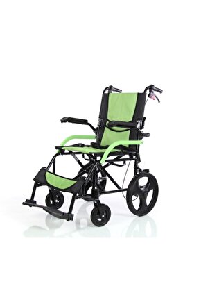 Wollex W865 Refakatçi Tekerlekli Sanalye Engelli Tekerlekli Hasta Taşıma Transfer Sandalyesi