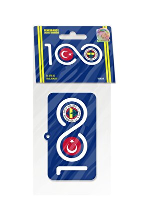 Fenerbahçe 100 yıl  Logolu Lisaslı 5 Yıldızlı Taraftarlı  Armalı Asma Oto Kokusu 