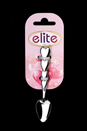 Elite Çay Kaşığı Kalpli 6lı 2 Paket Paslanmaz Çelik