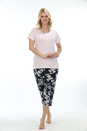 Bambu Kadın Kapri Takım Pijama 71031