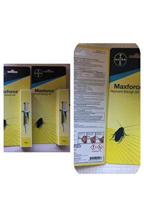 Bayer Maxforce Platin• Hamamböceği Jeli Yeni Üretim  Yeni Ambalaj 2 Adet