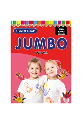 Jumbo Boyama - Kırmızı Kitap kitabı - Parıltı Yayınları