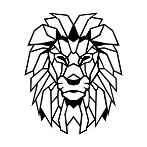 3M  - METAL ASLAN KAFASI DUVAR DEKORU DUVAR OBJESİ   98 X 120