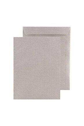 As-0821 Torba Zarf Imt Kraft Silikonlu 17x25 Cm 90 Gr (100 Lü Paket) Gri Renli