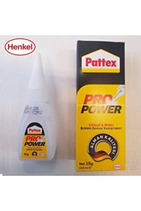 Pattex Pro Power Güçlü Hızlı Süper Japon Yapıştırıcı Metal,deri,ahşap,kauçuk,plastik,yapıştırıcı