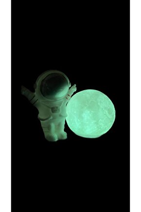 Ay Işığı Dekoratif Astronot Lamba