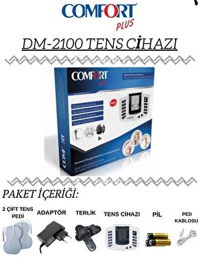 Comfort Plus DM-2100 Tens Cihazı (Terlikli ve Adaptörlü)