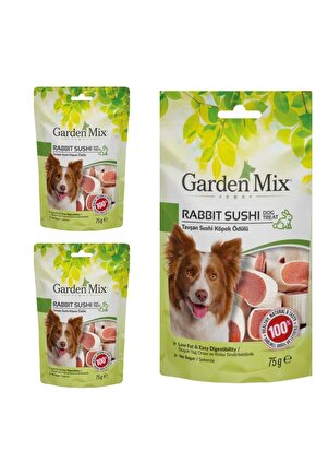 Neo Pet Market Garden Mix Tavşan Sushi Köpek Ödülü 75 Gr X 3 Adet