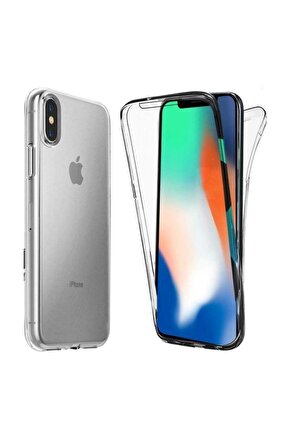 Iphone X Kılıf 6 Tarafı Tam Full Koruma 360 Ön Arka Kılıf