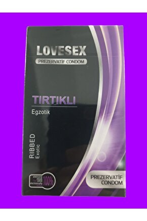 Lovesex Tırtıklı Prezervatif Kondom Ribbed Condom