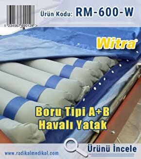 Witra A+b Ventilasyonlu Boru Tipi Havalı Yatak Özel Çarşaf Hediyeli