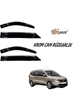 Dacia Lodgy Krom Cam Rüzgarlığı 2014  Caru405