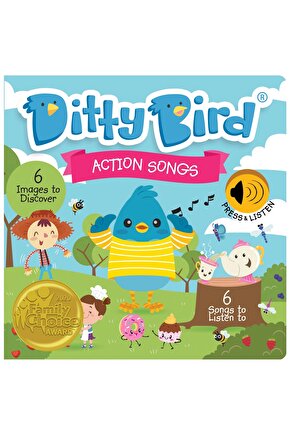 Ditty Bird: Action Songs  0-3 Yaş Çocuklar Için Ingilizce Sesli Kitap  Hareketli Şarkılar Kolektif