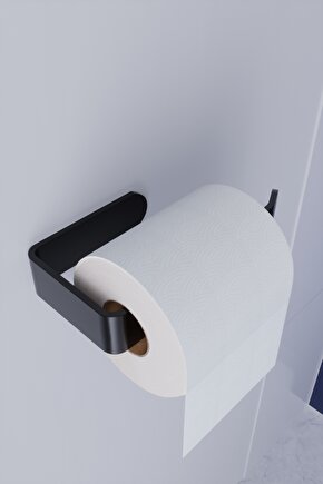 Paslanmaz Yapışkanlı Lüks Tasarım Lamalı Tuvalet Kağıtlığı Ev Banyo Düzenleyici