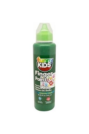 Funny Kids Parmak Boyası 500ml Yeşil