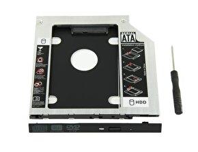 DVD den İkinci HDD SSD Kızak 12.5mm 2.Harddisk Yeri Ver.2 Kalın
