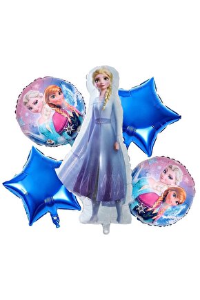 Frozen Karlar Ülkesi Elsa Konsept Doğum Günü Balon Set Elsa Karlar Ülkesi Balon Set