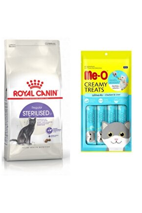 Neo Pet Market Sterilised 37 Kısır Kedi Maması 2kg. + Meo Tavuk Ve Ciğerli Ödül