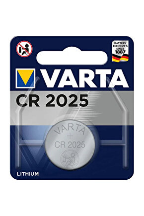 Düğme Pil 3 V Cr 2025 Lithium Pil 1 Adet