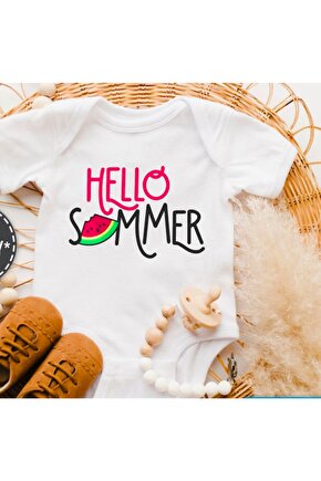 Hello Summer Temalı Bebek Zıbını