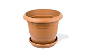 EminHome Toprak Görünümlü Plastik Saksı 56 cm 66 Lt