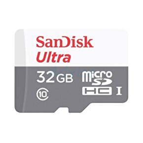 Sandisk Ultra 32GB 100MBS Microsdhc Uhs-I Hafıza Kartı SDSQUNR-032G-GN3MN