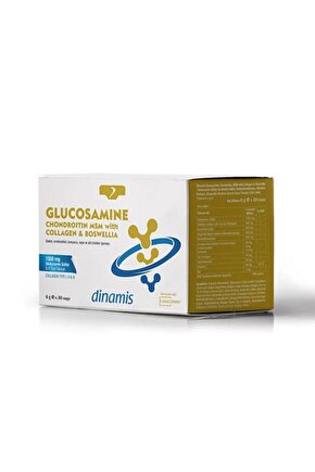 Glucosamine Chondroitin Msm With Collagen & Boswellia 6 Gr X 30 Şase