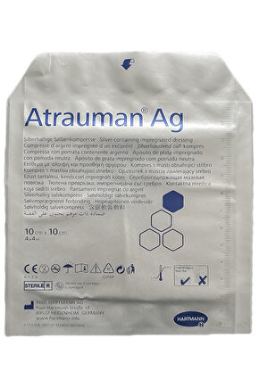 Hartman Atrauman Ag 10x10 Gümüş Içerikli Yara Örtüsü - 1 Adet