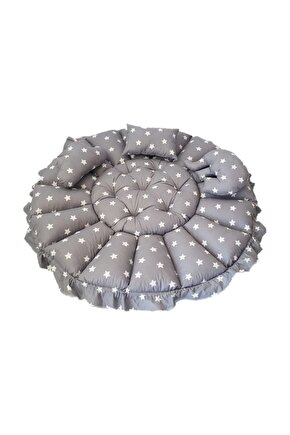 Babynest-Uyku Ve Oyun Minderi Pamuk Kumaş
