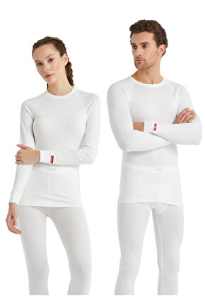 Unisex Termal Tişört 2. Seviye 9259 - Beyaz