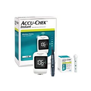 Roche Accu-Chek Instant Şeker Ölçüm Cihazı+ 50 Adet Ölçüm Çubuğu