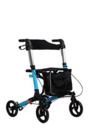 FH09 Alüminyum Katlanabilir Çantalı Lüks Rollator