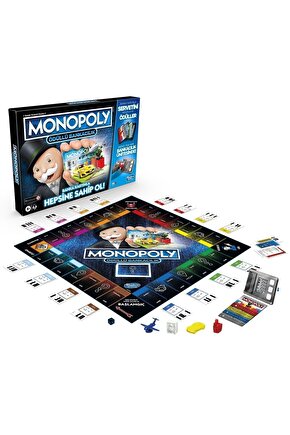 Monopoly Ödüllü Bankacılık E8978 Kutu Oyunu