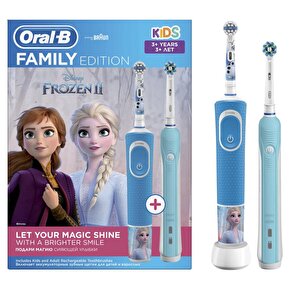 Oral-B D100 Şarj Edilebilir Frozen Aile Paketi Diş Fırçası 