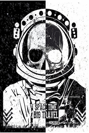 kurukafa uzay astronot ev dekorasyon tablo retro ahşap poster
