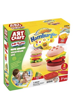 Art Craft Oyun Hamuru Hamburger Seti 150 Gr. 03573