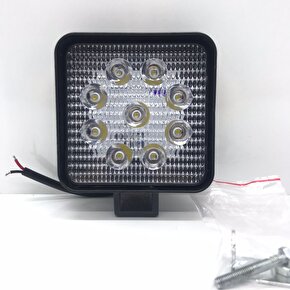 CMSOLAR Çalışma Lambası Kare 9 Led 9-36 volt