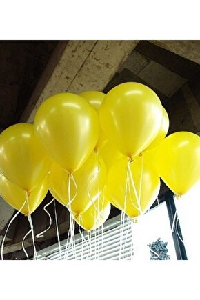 Latex Sarı Balon 10 Adet