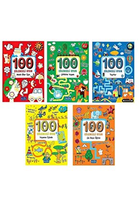 100 Eğlenceli Oyun Serisi Set (5 Kitap)