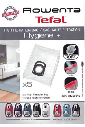 Rowenta Hygiene+ Toz Torbası(bir Pakette 5 Adet)
