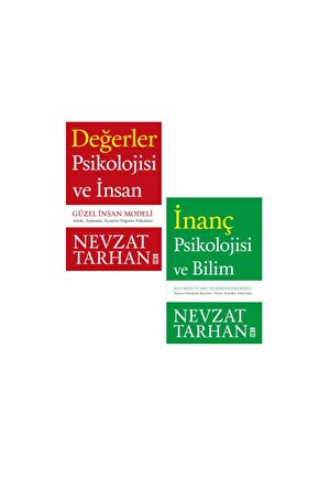 Değerler Psikolojisi Ve Insan + Inanç Psikolojisi Ve Bilim 2 Kitap Set - Nevzat Tarhan