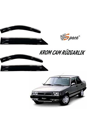 Tofaş -doğan-kartal-şahin Krom Cam Rüzgarlığı 1.2mm 4lü  Caru435