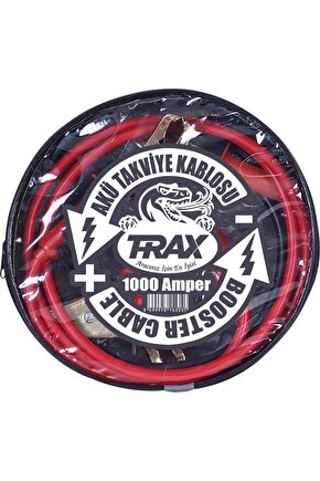 T-rax Akü Takviye Kablosu Çantalı Araç Oto Kalın Kaliteli Kablo 1000 Amper 1000akütakviye