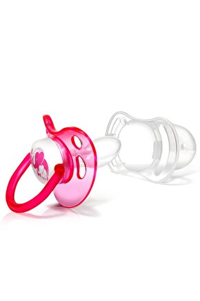 Kapaklı Damaklı Emzik No:2 Pembe